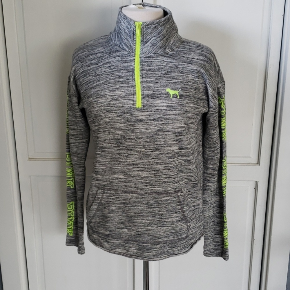 Pink half zip jacket